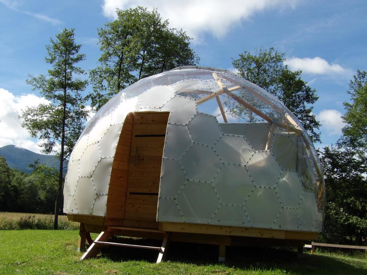 Camping 3 Etoiles - Piscine Chauffee - Vue Montagne Saint-Girons  Exteriör bild