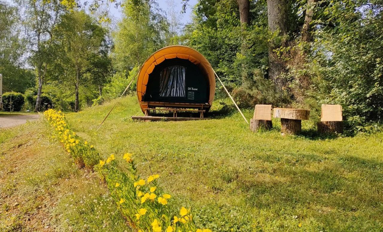 Camping 3 Etoiles - Piscine Chauffee - Vue Montagne Saint-Girons  Exteriör bild